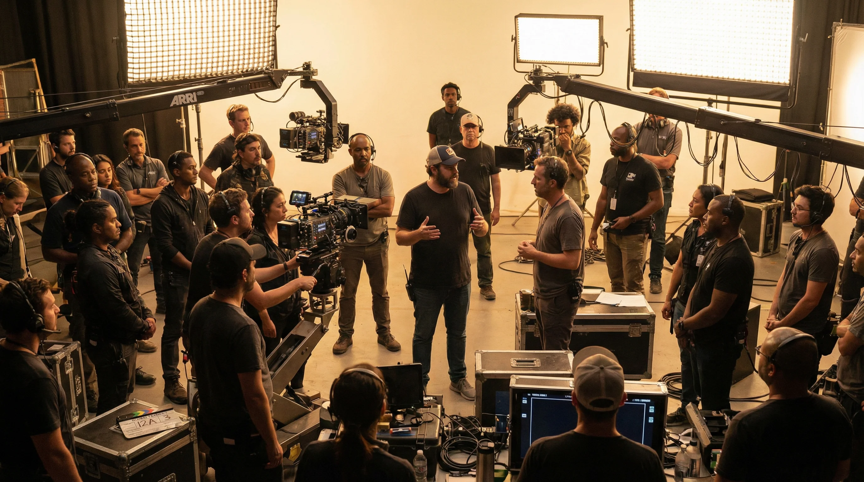 大象传媒国际合作拍摄现场